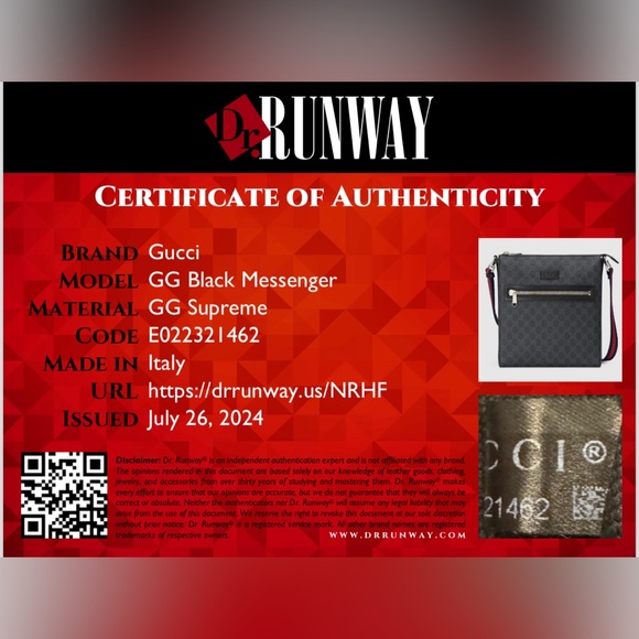 Authentic Gucci Supreme monogram Messenger bag - Picture 6 of 8